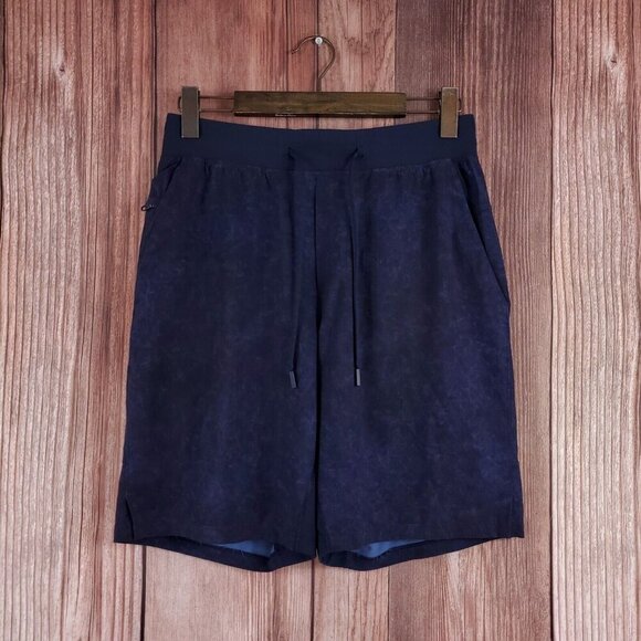 Lululemon Mens Size Medium T.H.E. Short s Linerless Athleisure Navy Blue M7AGCS - Picture 1 of 14